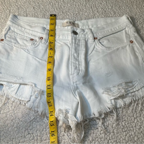 We The Free White High-Waisted Jean Shorts - Picture 12 of 12